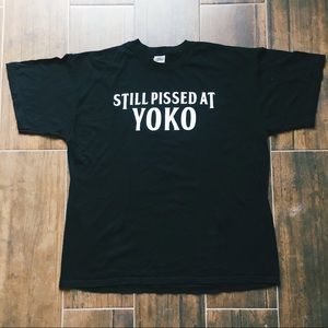 "Still Pissed at Yoko" Black Tee